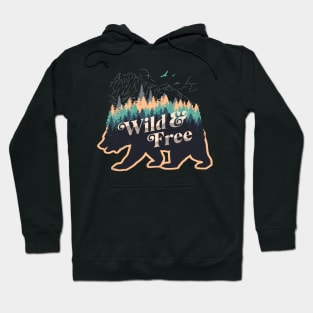 Wild and Free Rocky Mountains Hoodie